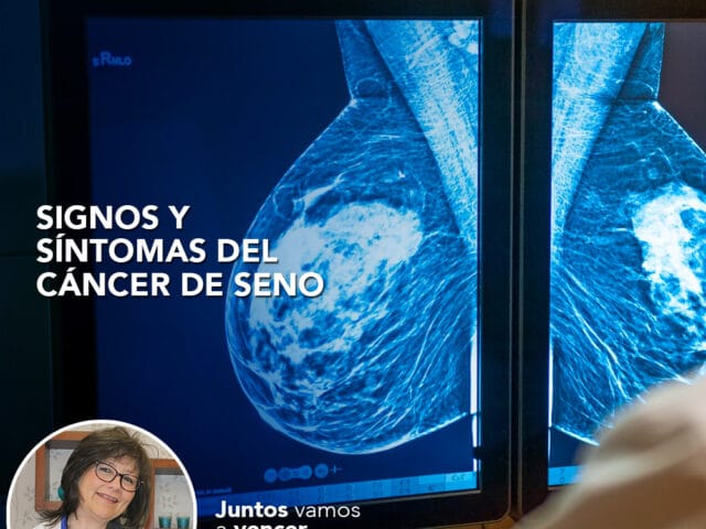 Signos y síntomas del cáncer de seno