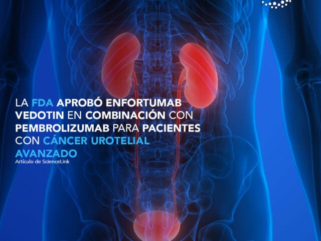 La FDA aprobó enfortumab vedotin en combinación con pembrolizumab para pacientes con cáncer urotelial avanzado