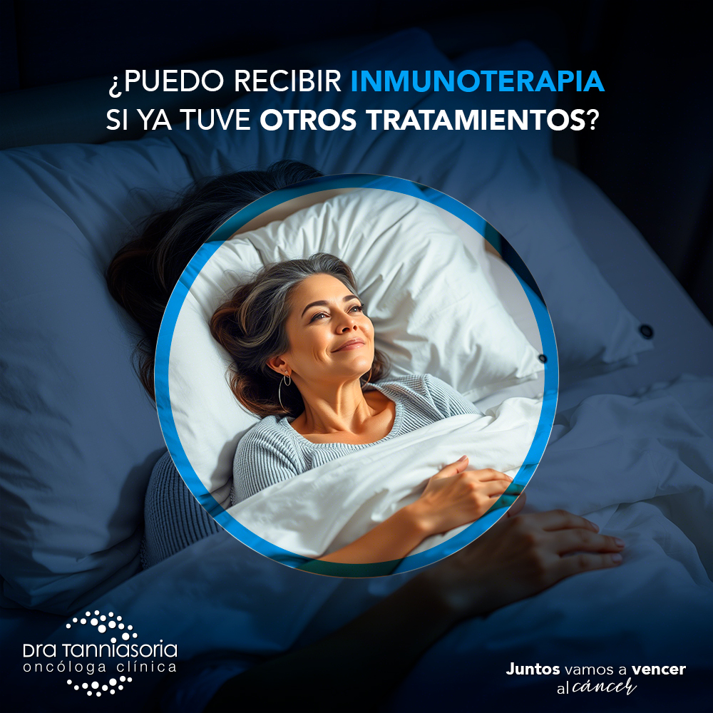 ¿Puedo recibir inmunoterapia si ya tuve otros tratamiento?