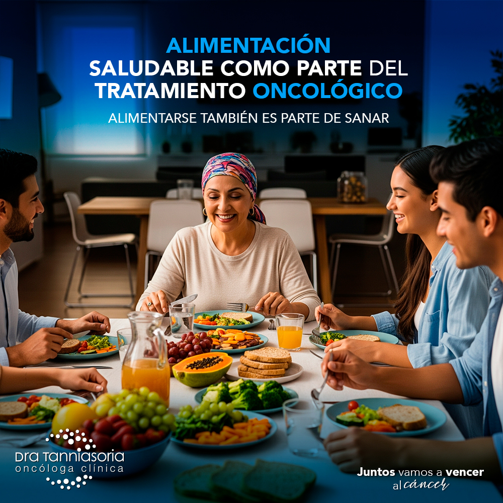 Alimentación saludable como parte del tratamiento oncológico