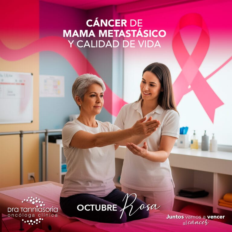 Cáncer de mama metastásico y calidad de vida - Dra. Tannia Soria ...