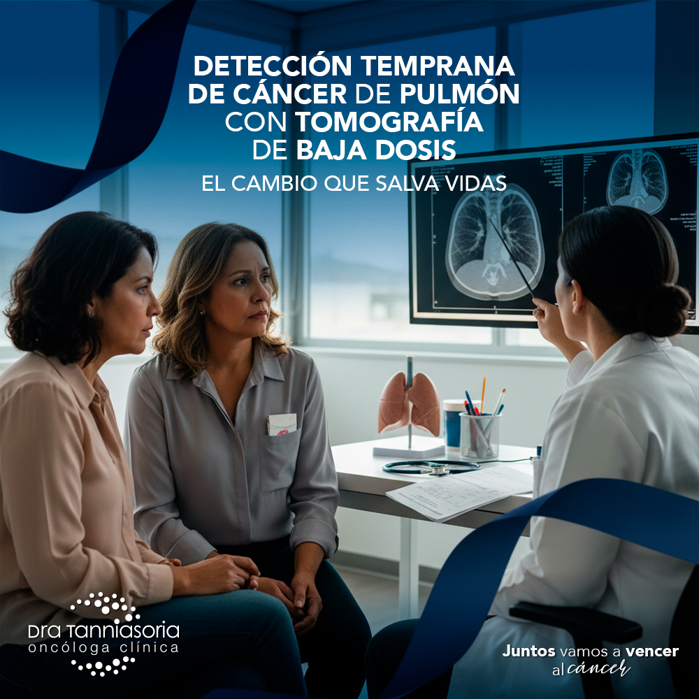 Detección temprana de cáncer de pulmón con tomografía de baja dosis