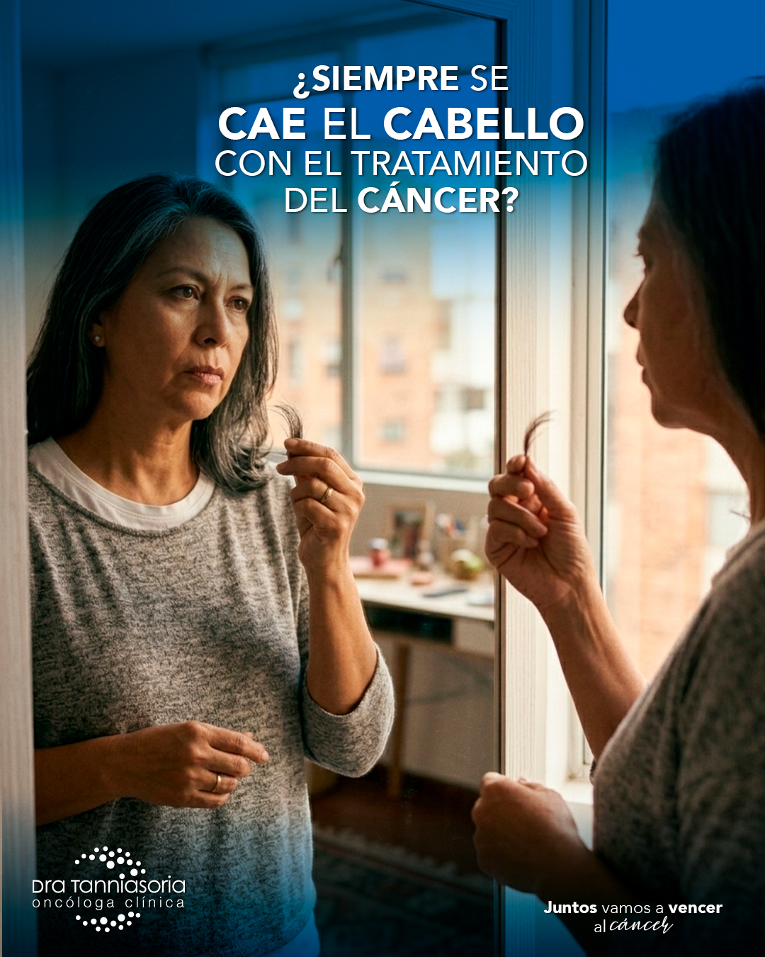 se cae el cabello con el tratamiento del cáncer