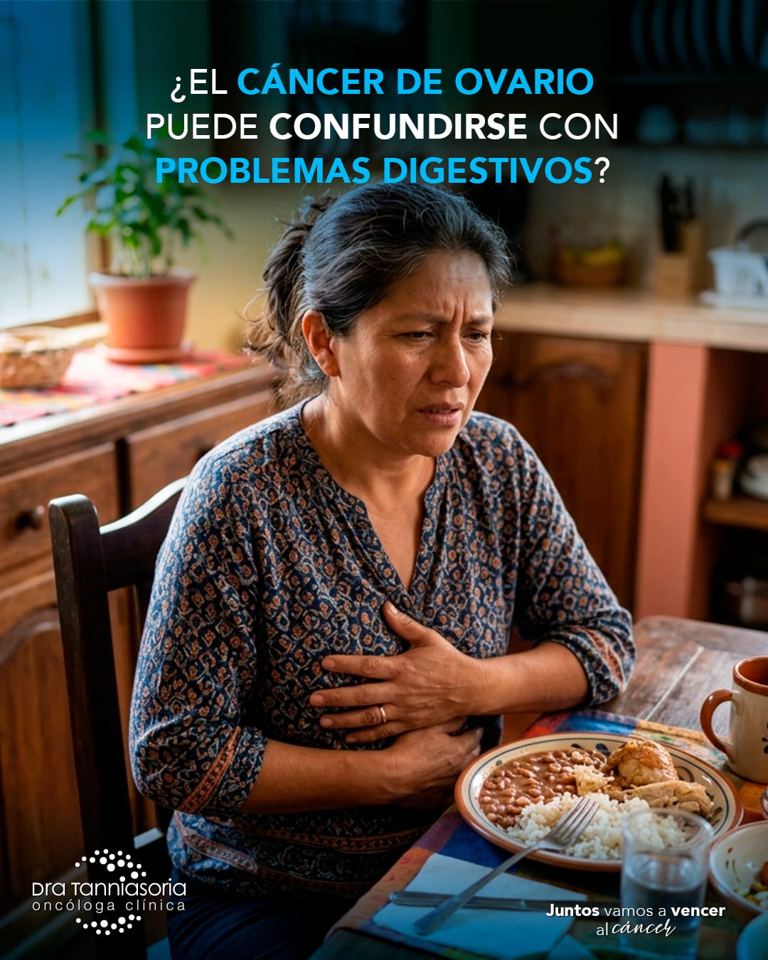 ¿El cáncer de ovario puede confundirse con problemas digestivos?