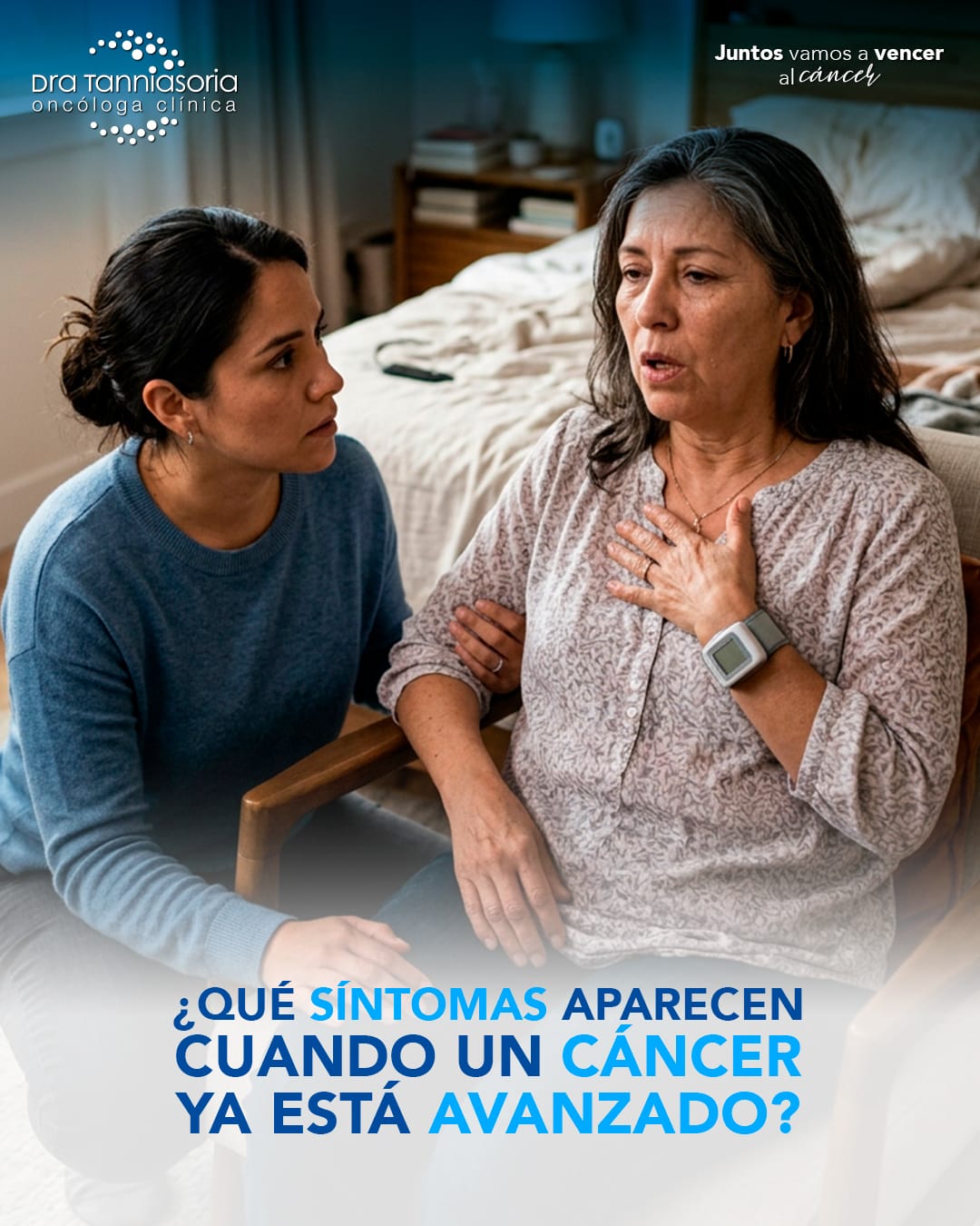 ¿Qué síntomas aparecen cuando un cáncer ya está avanzado?