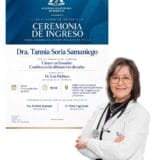 Dra. Tannia Soria ingresa a la Academia Ecuatoriana de Medicina
