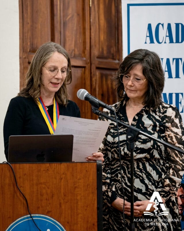 Dra. Tannia Soria ingresa a la Academia Ecuatoriana de Medicina