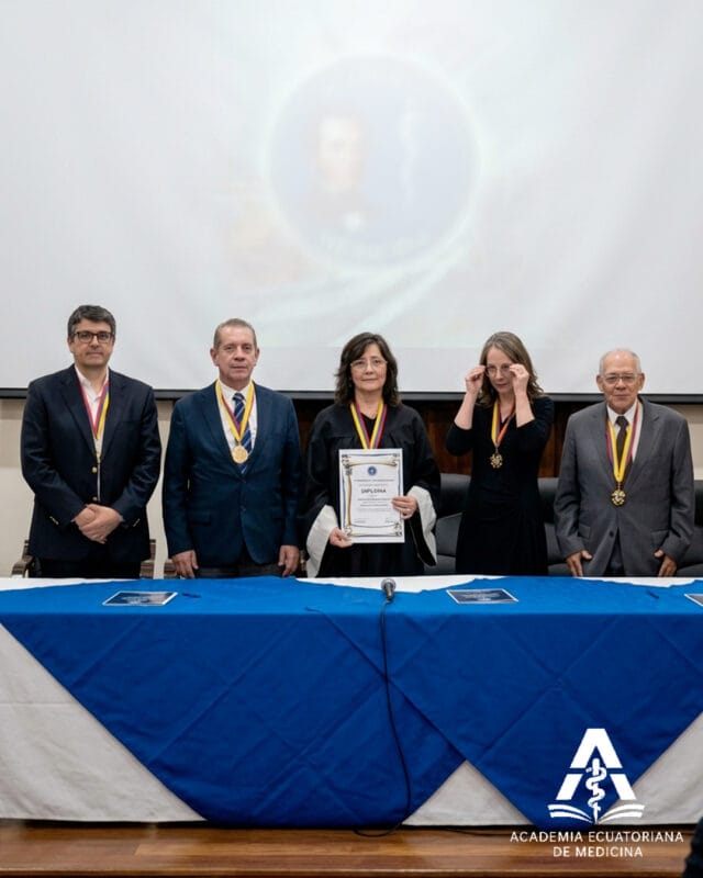 Dra. Tannia Soria ingresa a la Academia Ecuatoriana de Medicina