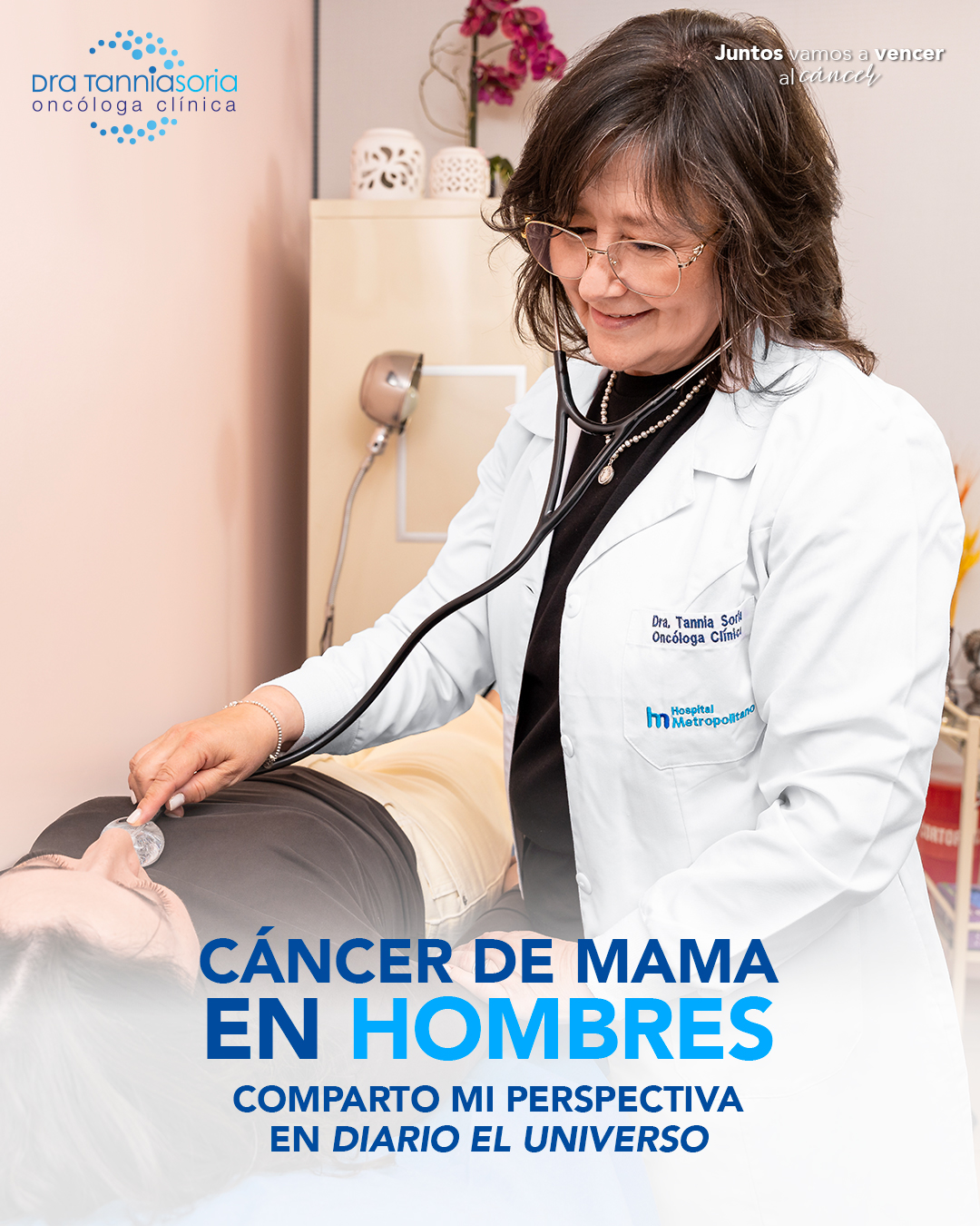 Cáncer de mama en hombres: comparto mi perspectiva en Diario El Universo